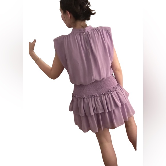 Lavender Ruffle Dress - L - Picture 3 of 4